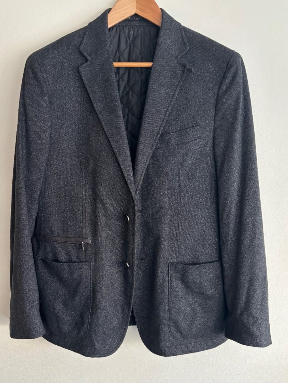 $1800 Corneliani ID Hybrid Sport Coat Jacket Quilted Blazer - 40/ Medium - Large